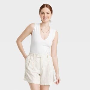 a new day bodysuit, white, size S